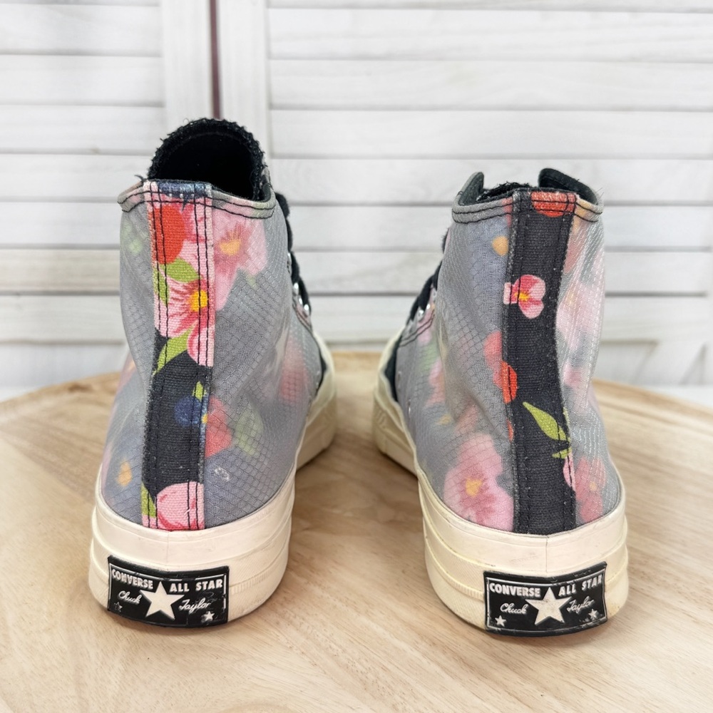 Converse Chuck‎ Taylor 70 High Floral Print Black Sneaker Size 6.5 Men 8.5 Women - Picture 6 of 11